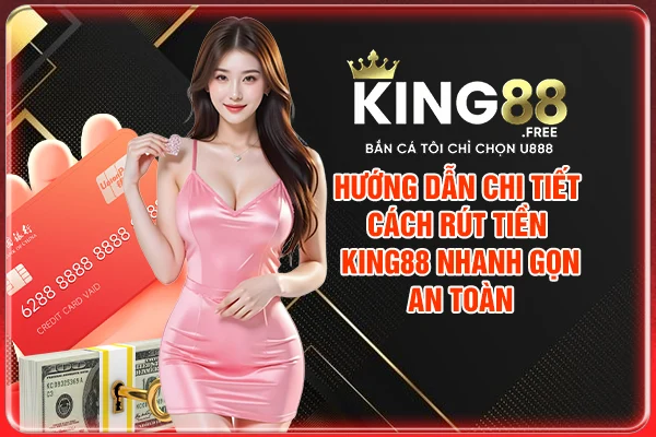 Hướng dẫn cách rút tiền King88 nhanh gọn, an toàn nhất 2025