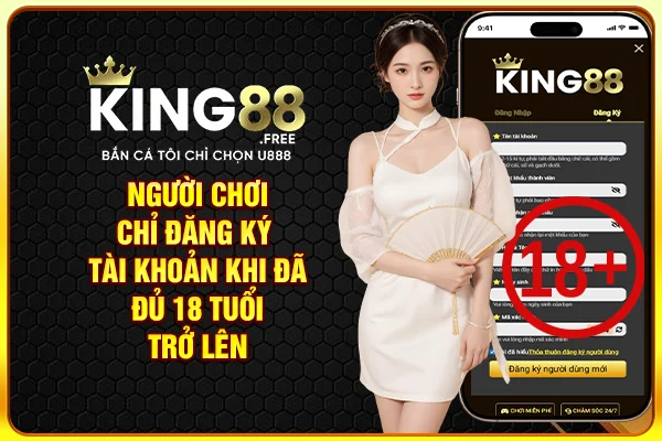 Người chơi chỉ đăng ký tài khoản khi đã đủ 18 tuổi trở lên  Người chơi chỉ đăng ký tài khoản khi đã đủ 18 tuổi trở lên